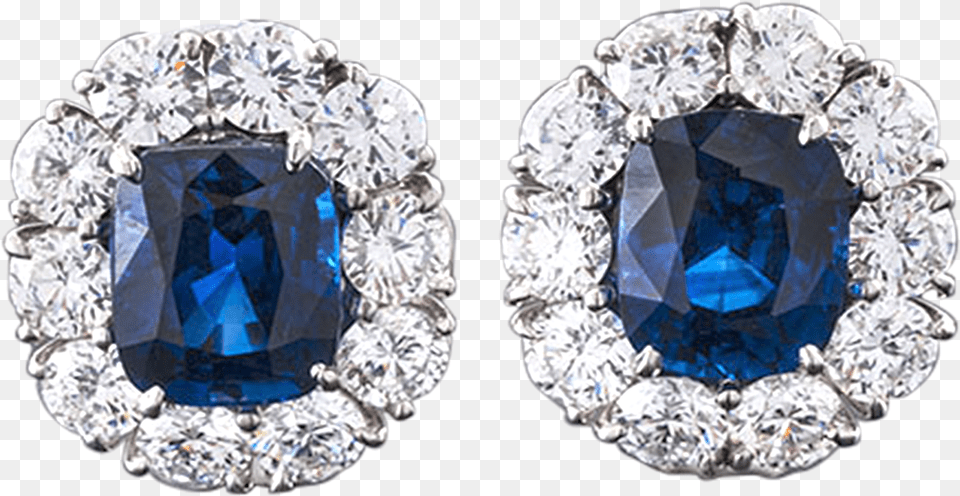Sapphire And Diamond Earrings Stones Diamond Earrings, Accessories, Gemstone, Jewelry Png