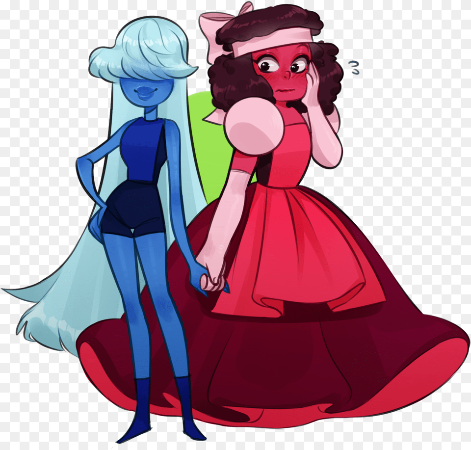 Sapphire And Steven Universe Image Ruby And Sapphire Swap, Book, Comics, Publication Png