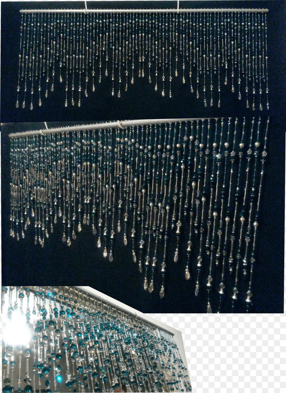 Sapphire Custom Crystal Beaded Curtain Shopwildthings Crystal Beaded Curtain Png