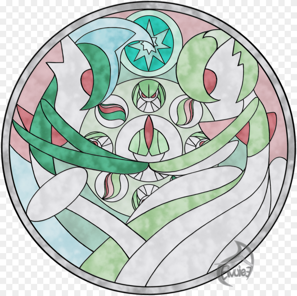 Sapphire Line Art Pokemon Stained Glass Png