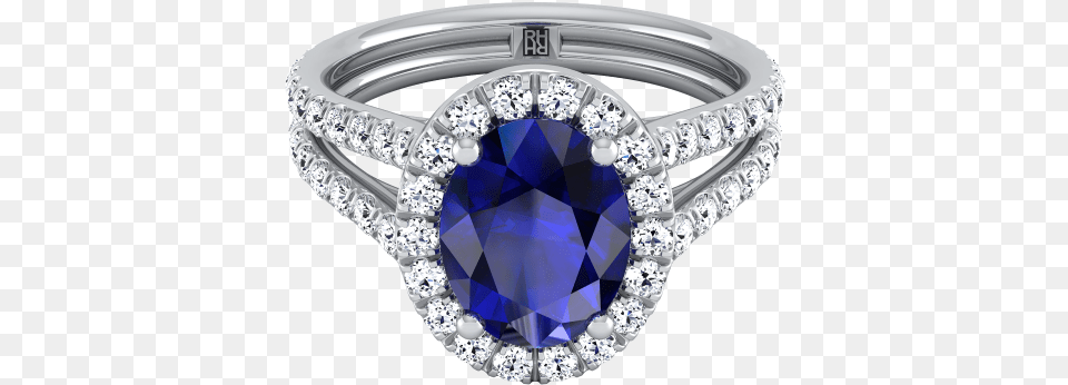 Sapphire Oval Center With Diamond Halo Engagement Ring Diamond, Accessories, Gemstone, Jewelry, Chandelier Png Image