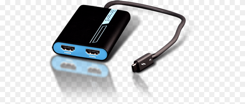 Sapphire Thunderbolt 3 To Dual Hdmi Active Cable, Adapter, Electronics, Hardware Png Image