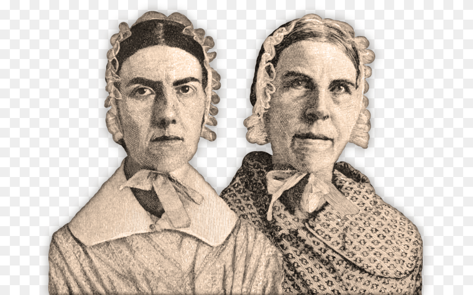 Sarah And Angelina Grimke, Art, Portrait, Photography, Person Free Transparent Png