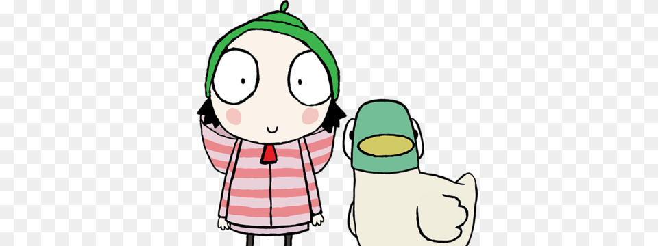 Sarah And Duck, Baby, Person, Face, Head Free Png Download