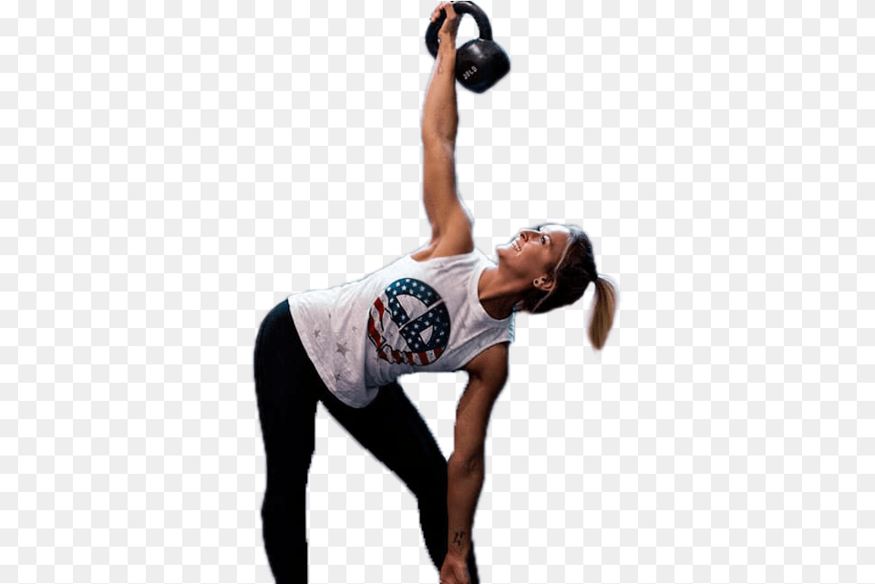 Sarah Hiit Training White Background, Person Free Png