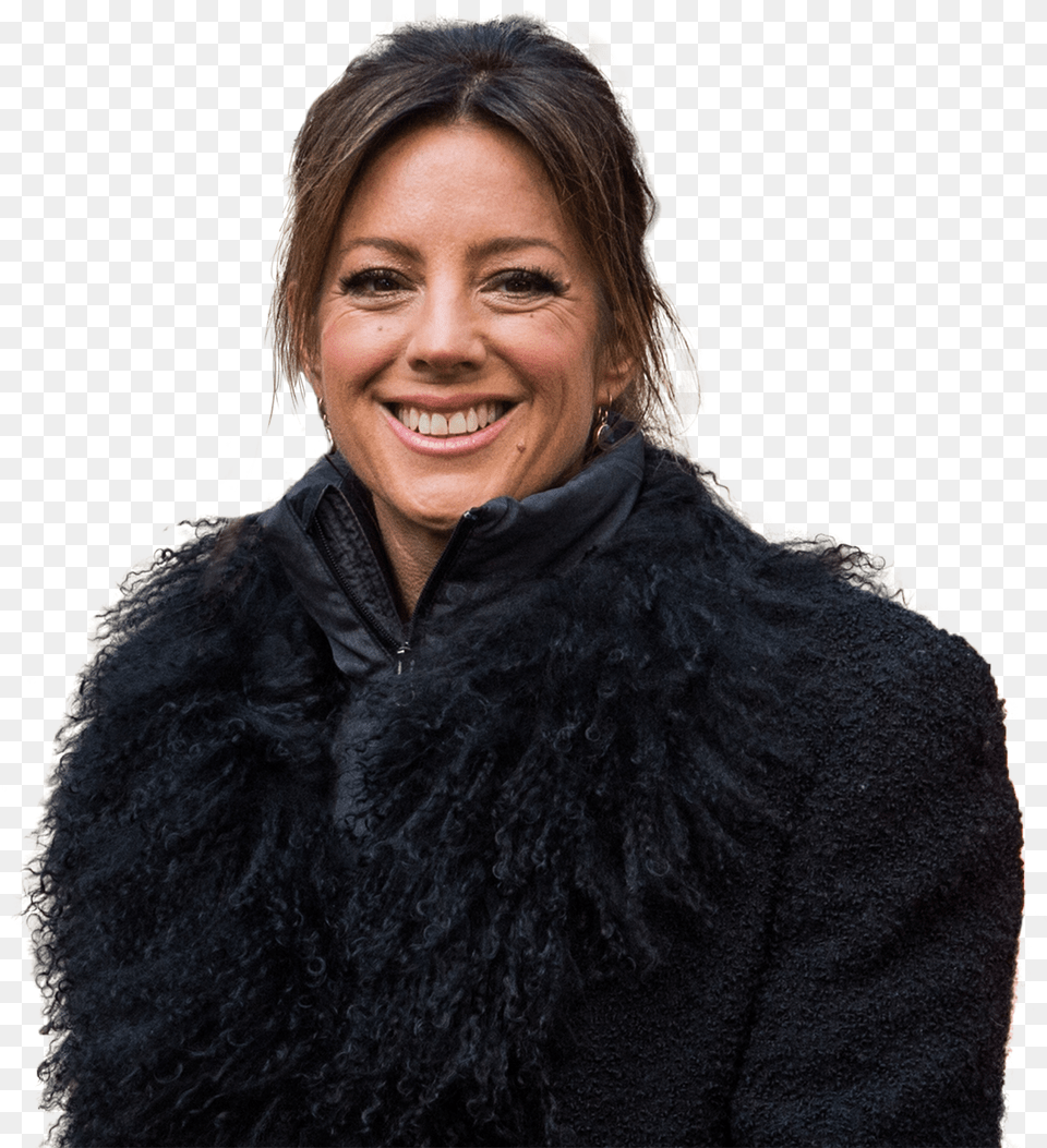 Sarah Mclachlan Fur, Adult, Smile, Portrait, Photography Free Png