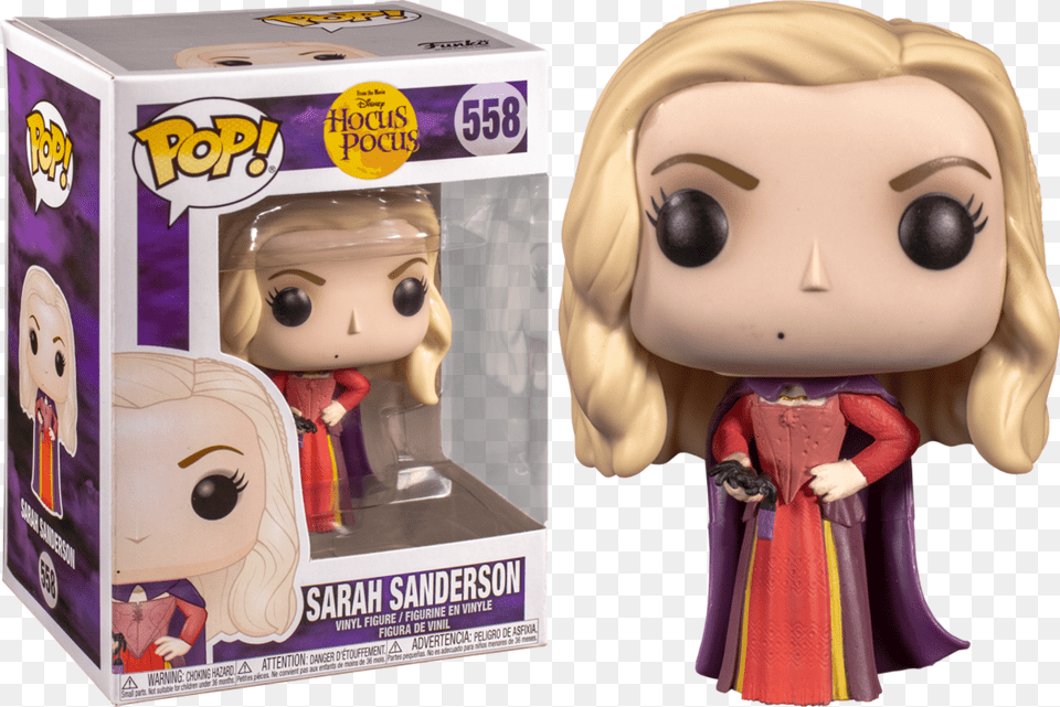 Sarah Sanderson With Spider Sarah Sanderson Funko Pop, Doll, Toy, Adult, Person Png Image