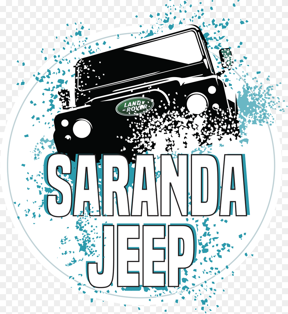 Saranda Jeep Graphic Design, License Plate, Transportation, Vehicle, Advertisement Png