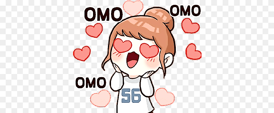 Saranghae Saranghaeyo Kpop Love Quiet Music Exo Kpop Line Sticker Gif Love, Baby, Heart, Person, Face Free Png