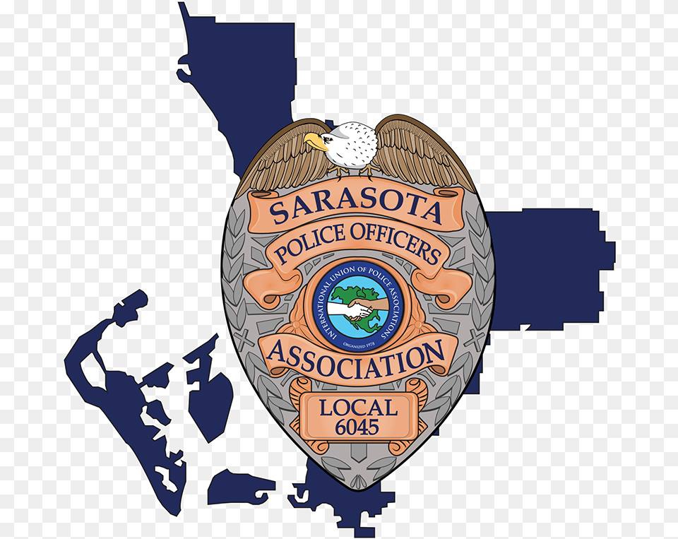 Sarasota Police Department Badge, Logo, Symbol, Animal, Bird Free Png