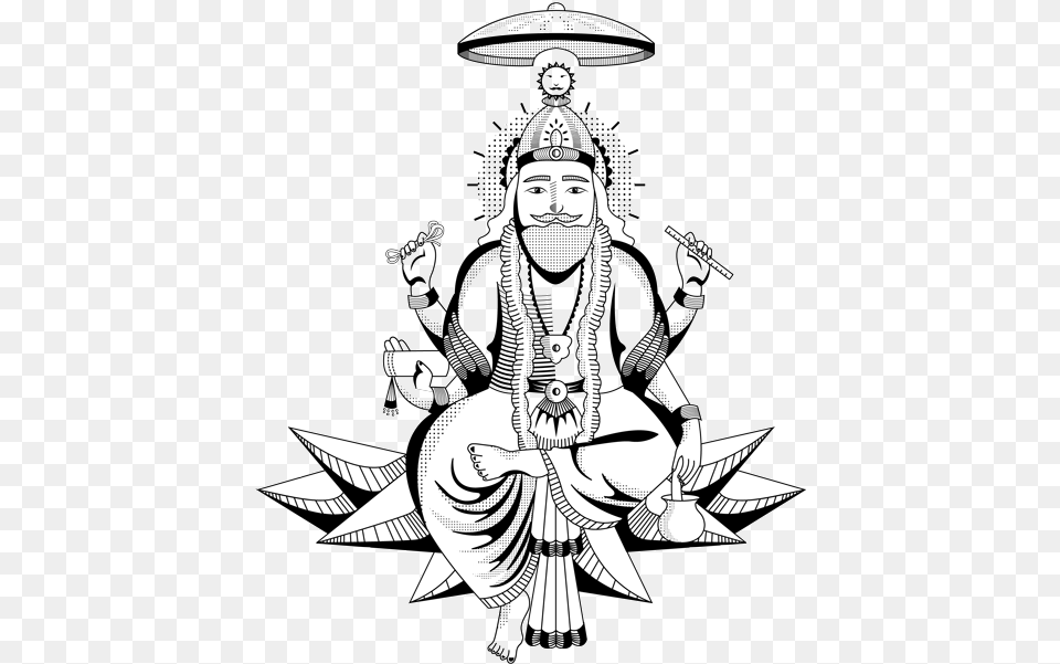 Saraswati Drawing Lord Vishwakarma God Pencil Sketch, Adult, Person, Female, Woman Free Transparent Png