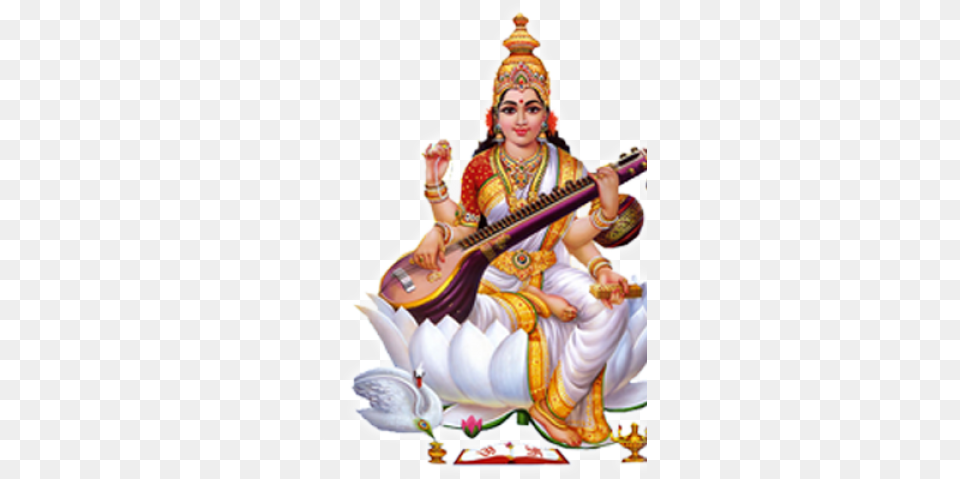 Saraswati Images Sarswati Maa Image, Adult, Wedding, Person, Woman Free Png Download