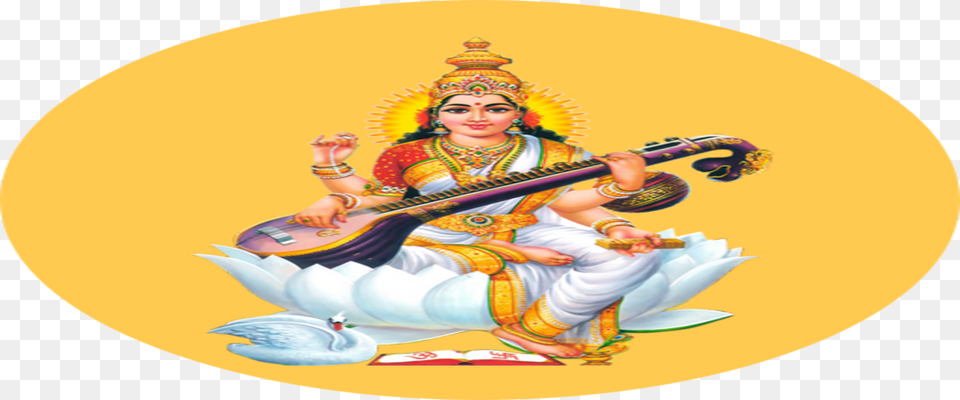 Saraswati Mata Logo Clipart Download Saraswati Vidya, Adult, Bride, Female, Person Free Transparent Png
