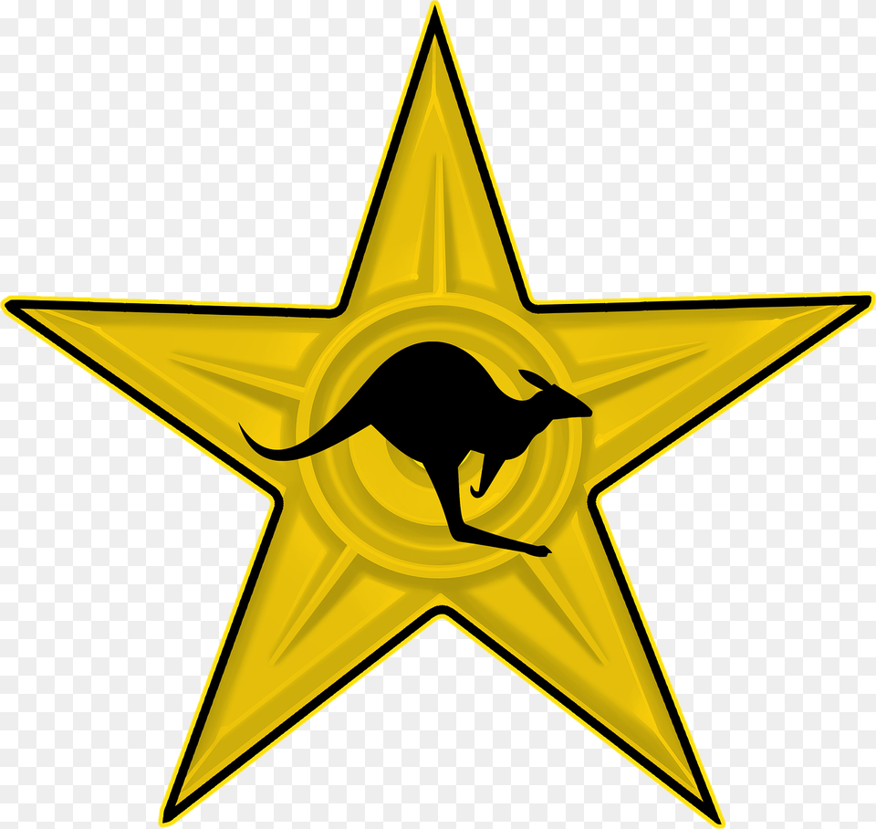 Sarcastic Gold Star Awards, Star Symbol, Symbol, Animal, Kangaroo Free Png Download