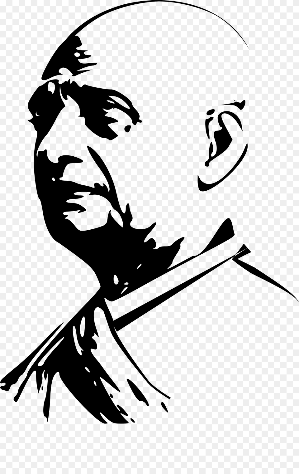 Sardar Vallabhai Patel Thoughts, Silhouette, Lighting, Gray, Astronomy Free Png Download