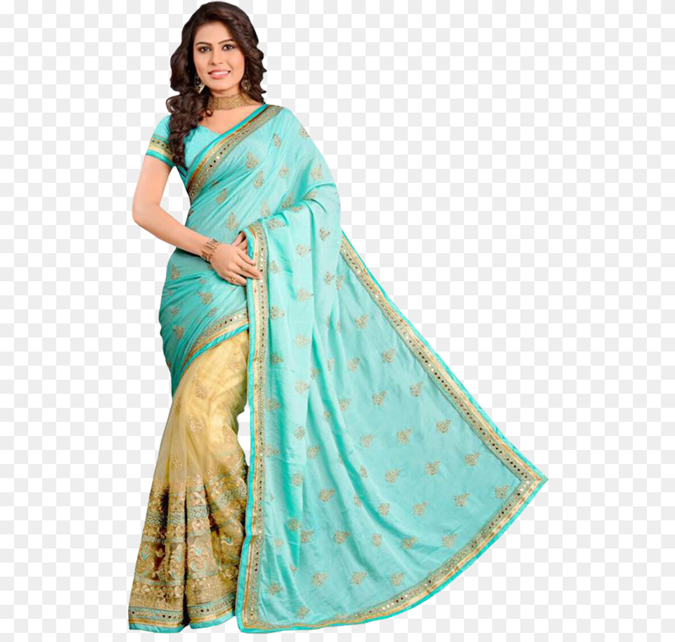 Saree Sari, Adult, Female, Person, Silk Free Transparent Png