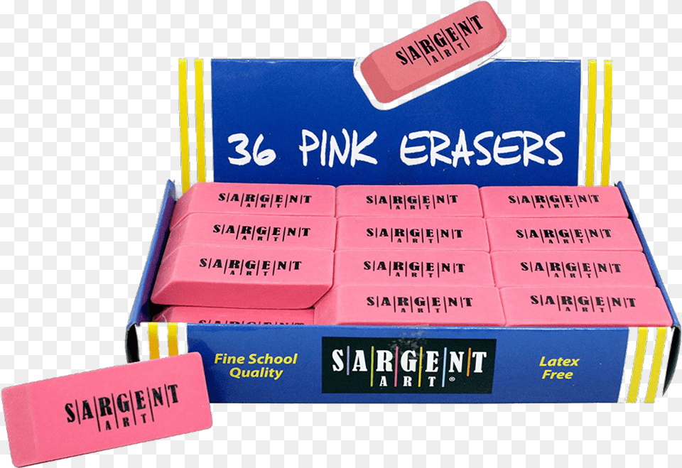 Sargent Art Eraser Eraser, Rubber Eraser, Business Card, Paper, Text Png