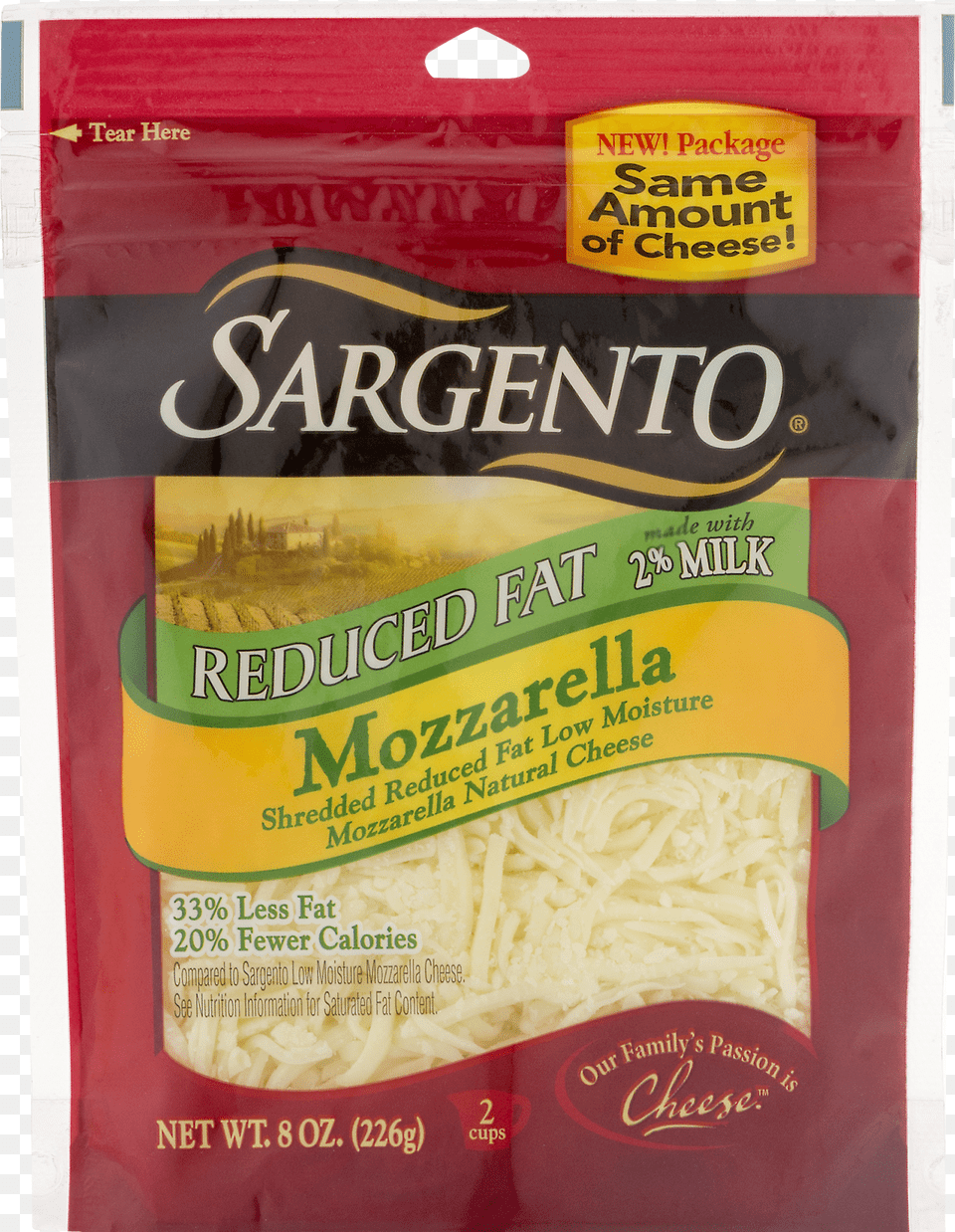 Sargento Shredded Cheese Nutrition Facts Png Image