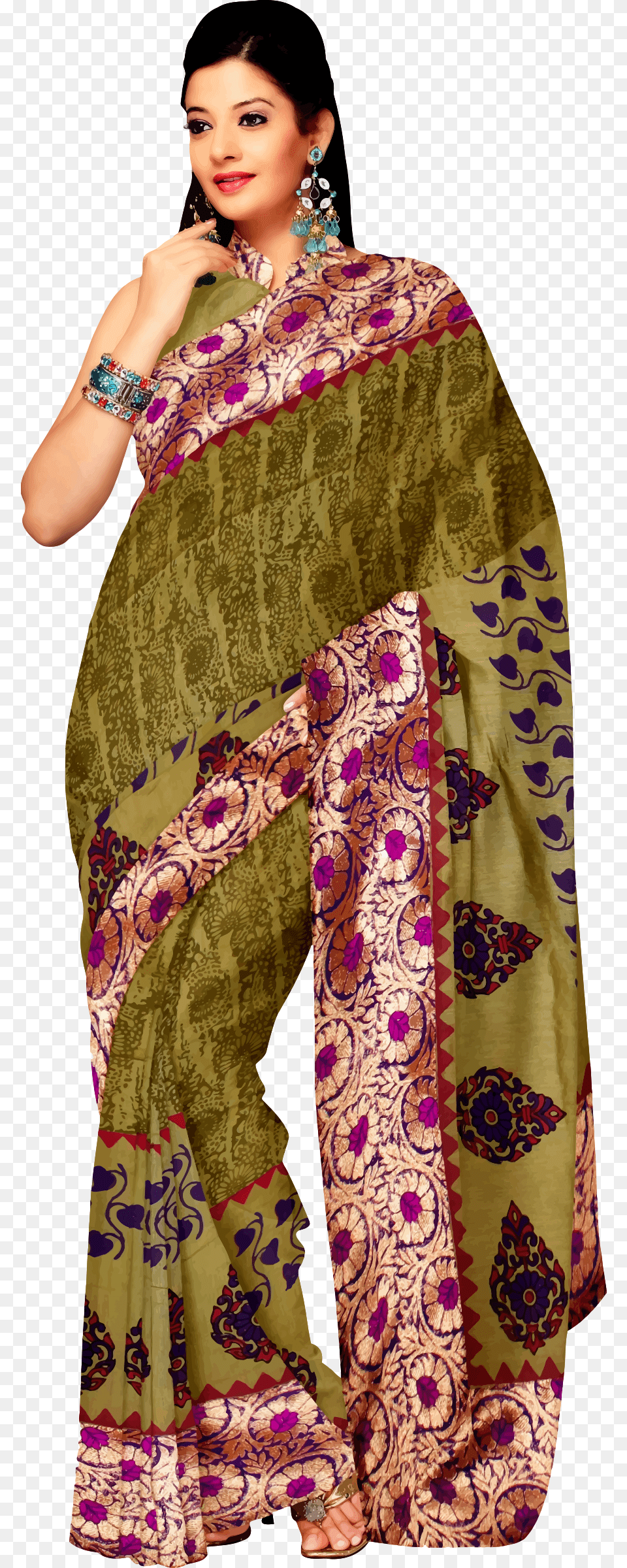 Sari, Adult, Female, Person, Woman Free Transparent Png