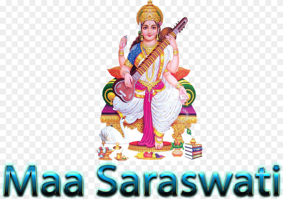 Sarsawati Maa Image Hd, Adult, Bride, Female, Person Free Png Download
