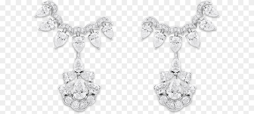 Sartoro Gaia Bloom Bangle Gbloom E1wg Earrings, Accessories, Earring, Jewelry, Diamond Free Transparent Png