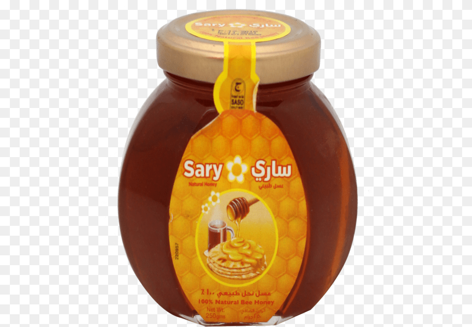 Sary Honey 250g Sary Natural Honey, Food, Honeycomb, Ketchup Free Png Download