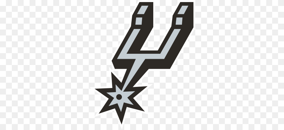 Sas San Antonio Spurs Logo, Symbol, Dynamite, Weapon, Text Free Png Download