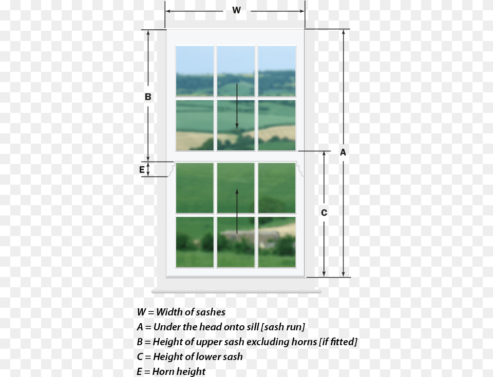 Sash Balance Diagram Measurements Of Georgian Windows, Window, Gate Free Transparent Png