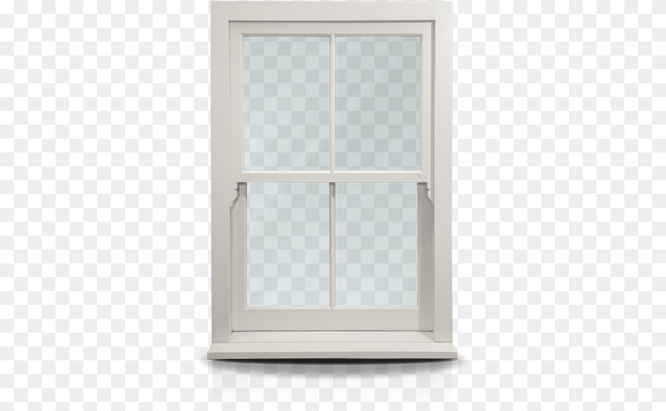 Sash On Springs With Vertical Bar And External Sill Non Bar Sash Window Png Image