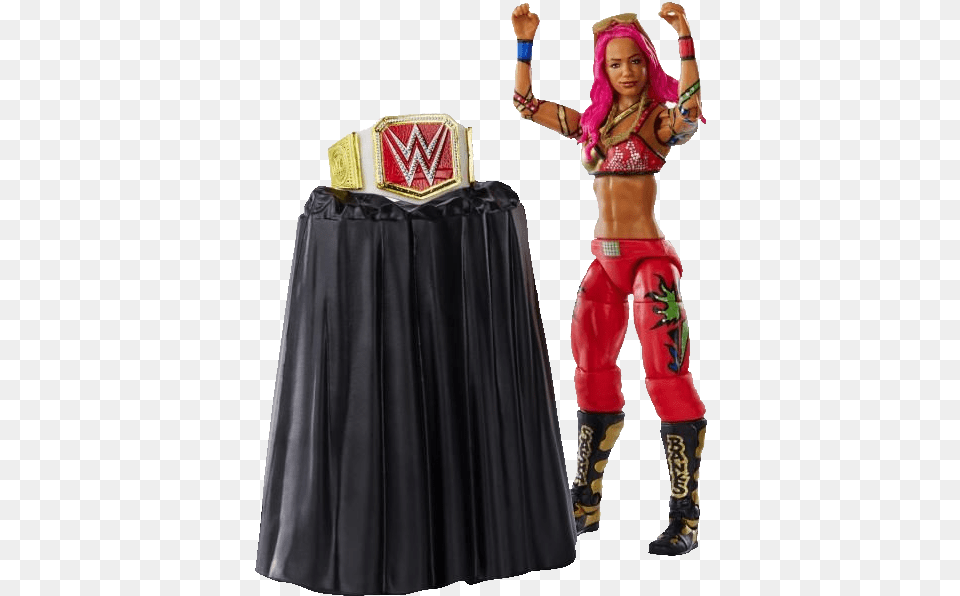 Sasha Banks Elite Figure, Clothing, Costume, Person, Adult Free Png Download