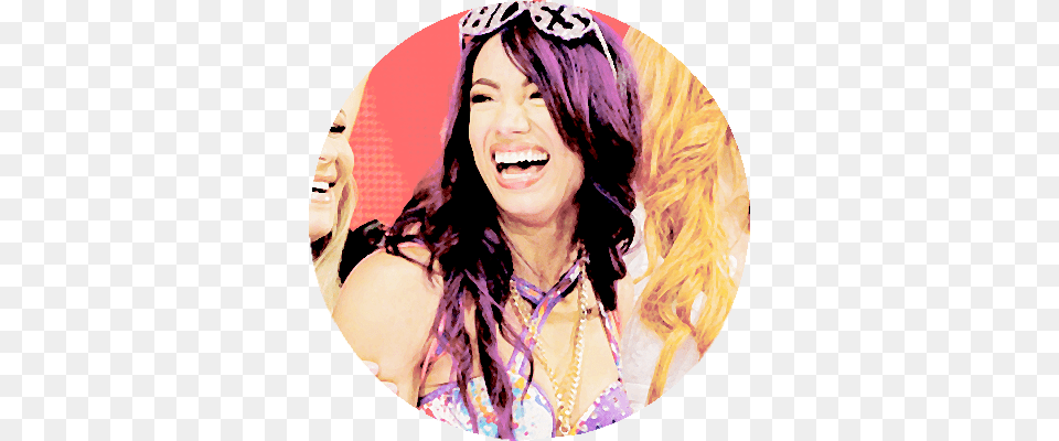 Sasha Banks Icons And Headers Girl, Purple, Woman, Adult, Bride Png Image