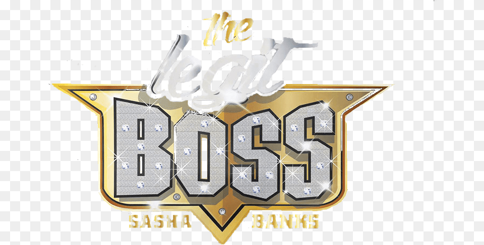 Sasha Banks Legit Boss Logo Wwe Sasha Banks 3 X 5 Logo Flag, Text, Number, Symbol Free Png
