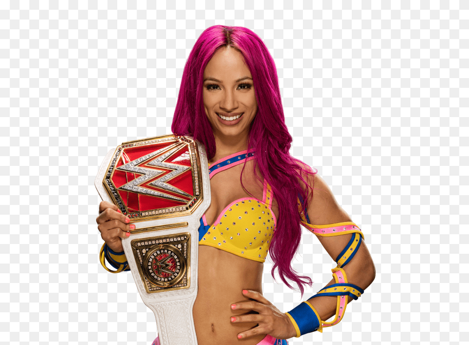 Sasha Banks Wwe Raw Women39s Champion, Adult, Woman, Female, Person Free Png