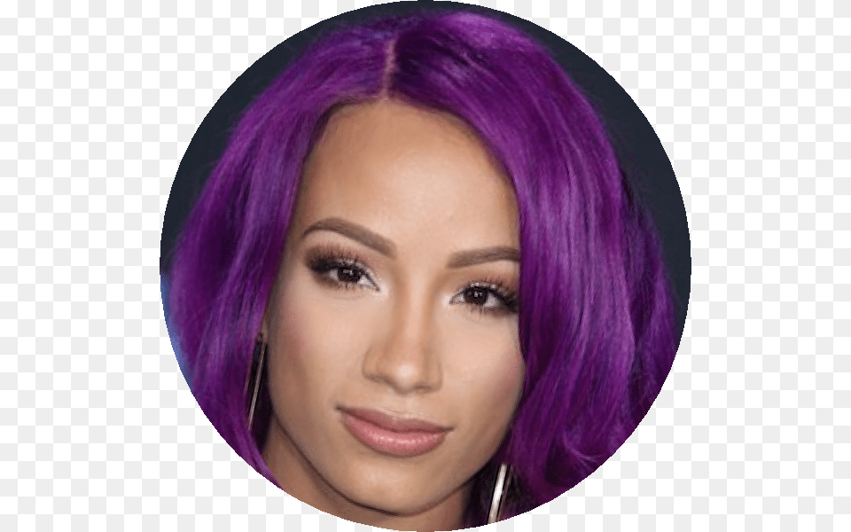 Sashabanks Lace Wig, Face, Head, Person, Purple Png