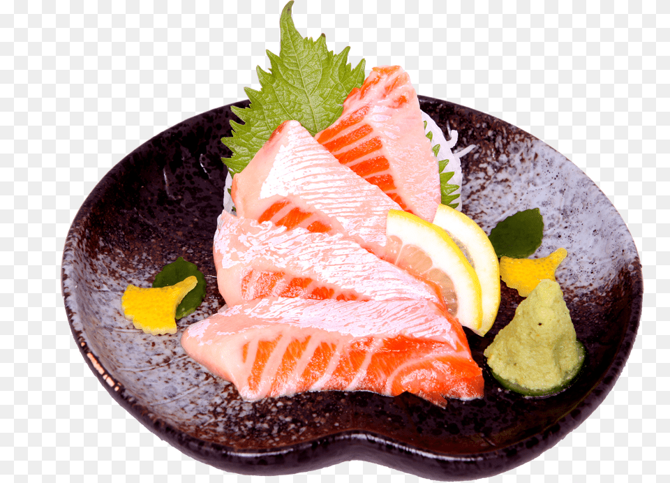 Sashimi Salmon Belly Salmon Vippng Free Png Download