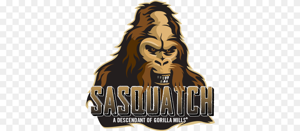 Sasquatch Poster Baboon, Animal, Lion, Mammal, Wildlife Free Png