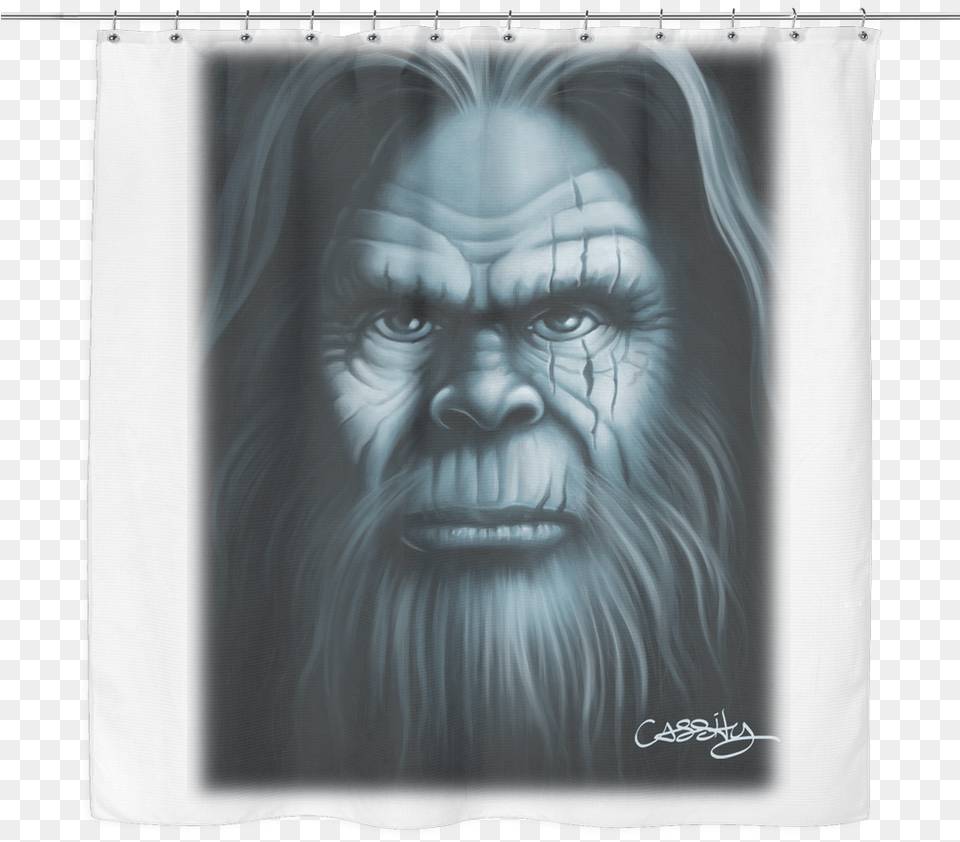 Sasquatch Shower Curtainclass Western Gorilla, Adult, Person, Woman, Female Png Image