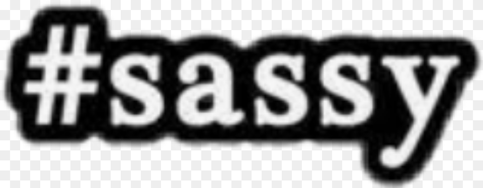 Sassy Cute Girl Hashtag Aesthetic Black White Aesthetic Font, Logo, Sticker, Text, Symbol Png