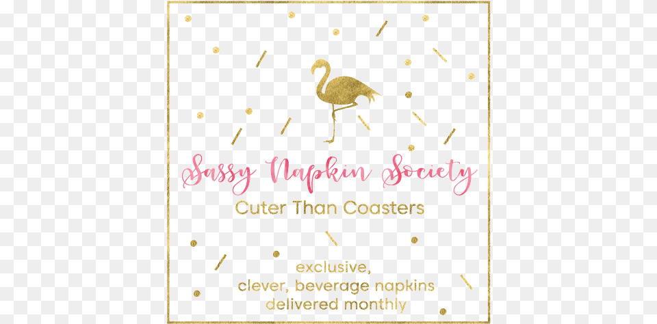 Sassy Napkin Sq Web Society, Animal, Bird, Advertisement, Envelope Png