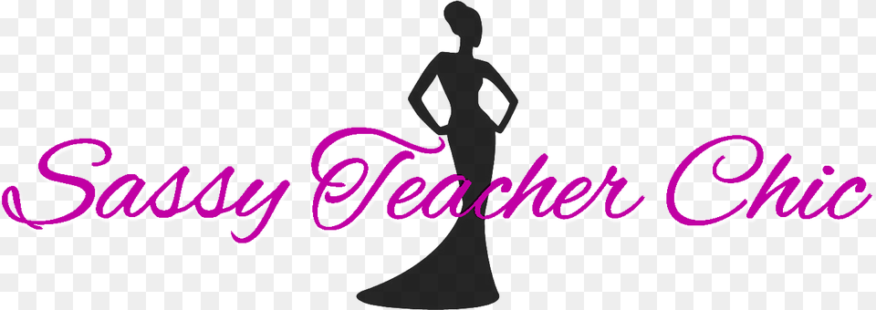 Sassy Teacher Chic Design, Purple, Text Free Png Download