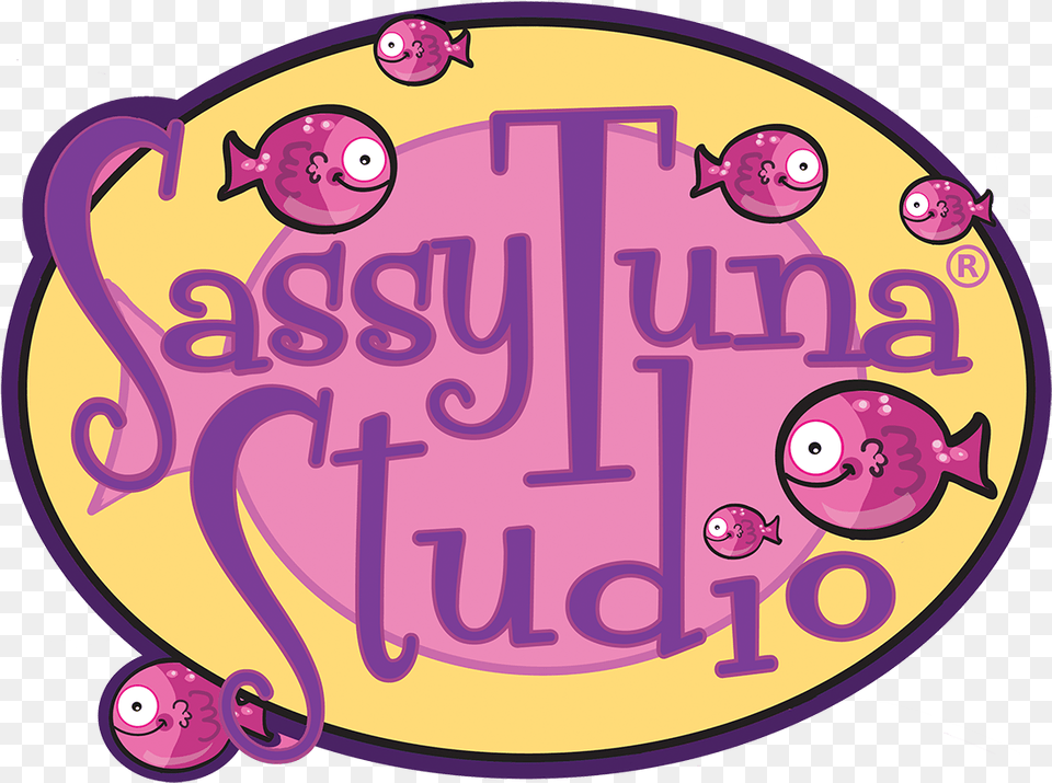 Sassy Tuna Logo Ad Villaviciosa De Odon, Purple, Sticker, Text Free Transparent Png