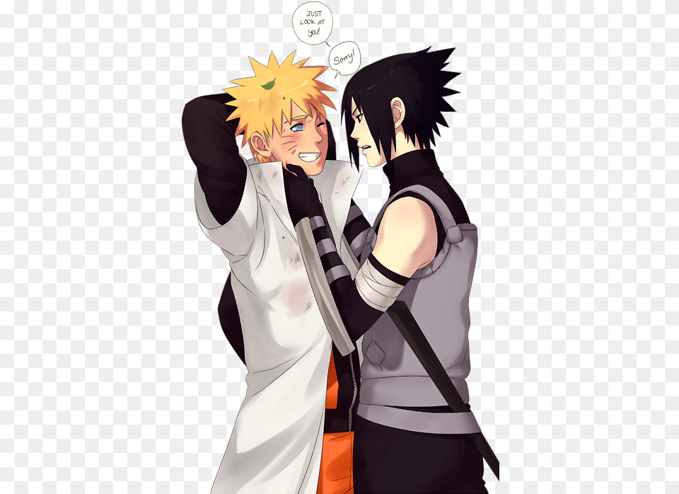 Sasuke And Naruto Ship, Publication, Book, Comics, Manga Free Png