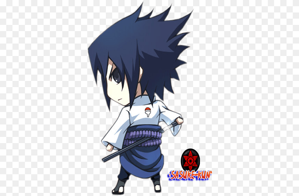 Sasuke Chibi By Sasukekun4 Sasuke Chibi, Book, Comics, Publication, Person Png