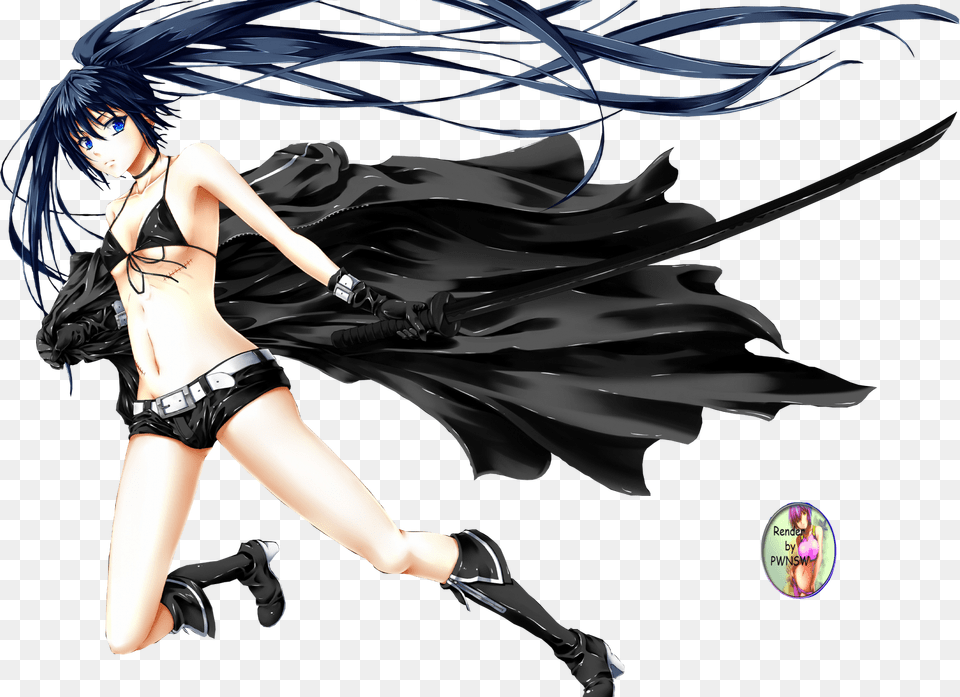 Sasuke Chidori Download Black Rock Shooter Scars, Book, Publication, Comics, Adult Png Image