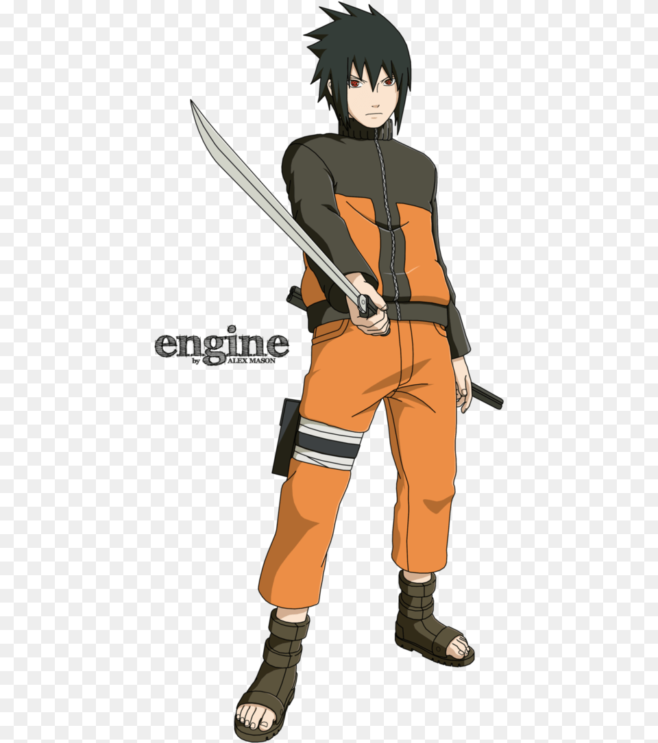 Sasuke In Naruto39s Clothes, Book, Comics, Publication, Boy Free Transparent Png