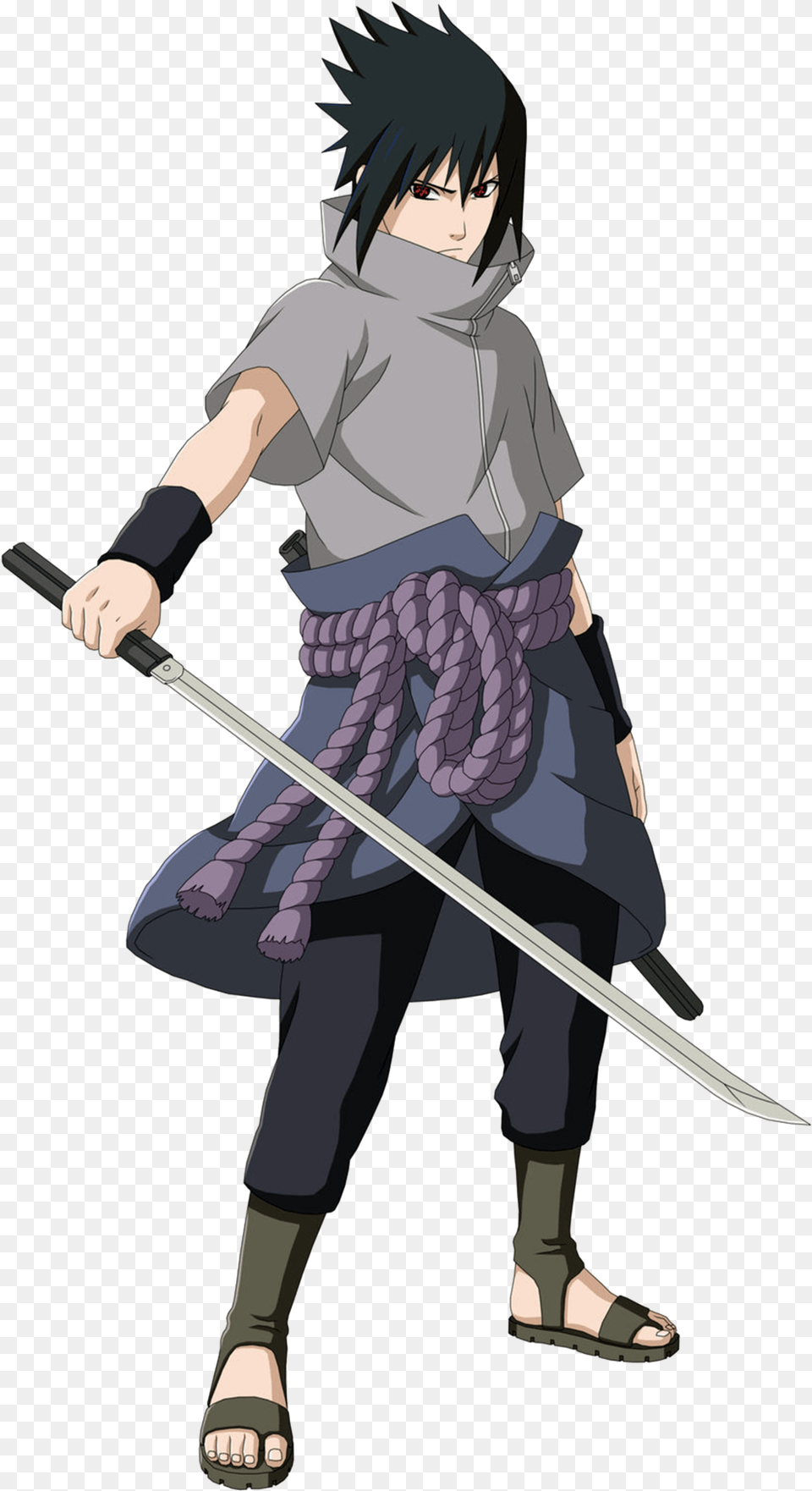 Sasuke Sasuke Transparent, Weapon, Sword, Book, Comics Png Image