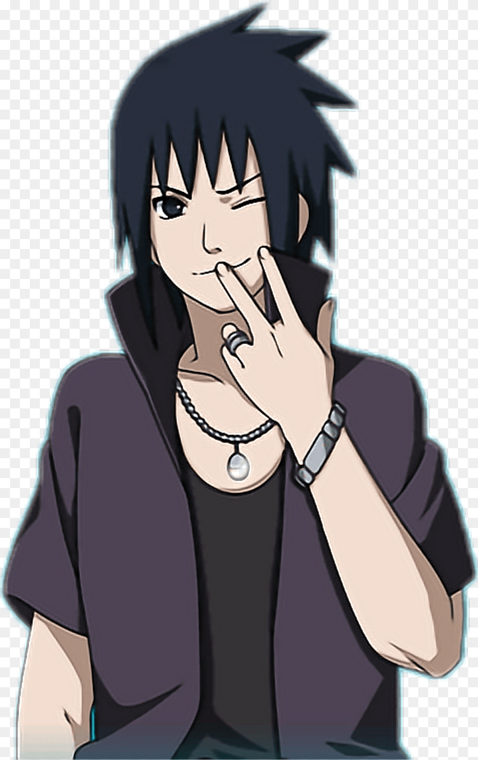 Sasuke Sticker Sasuke Uchiha, Book, Comics, Publication, Adult Free Png