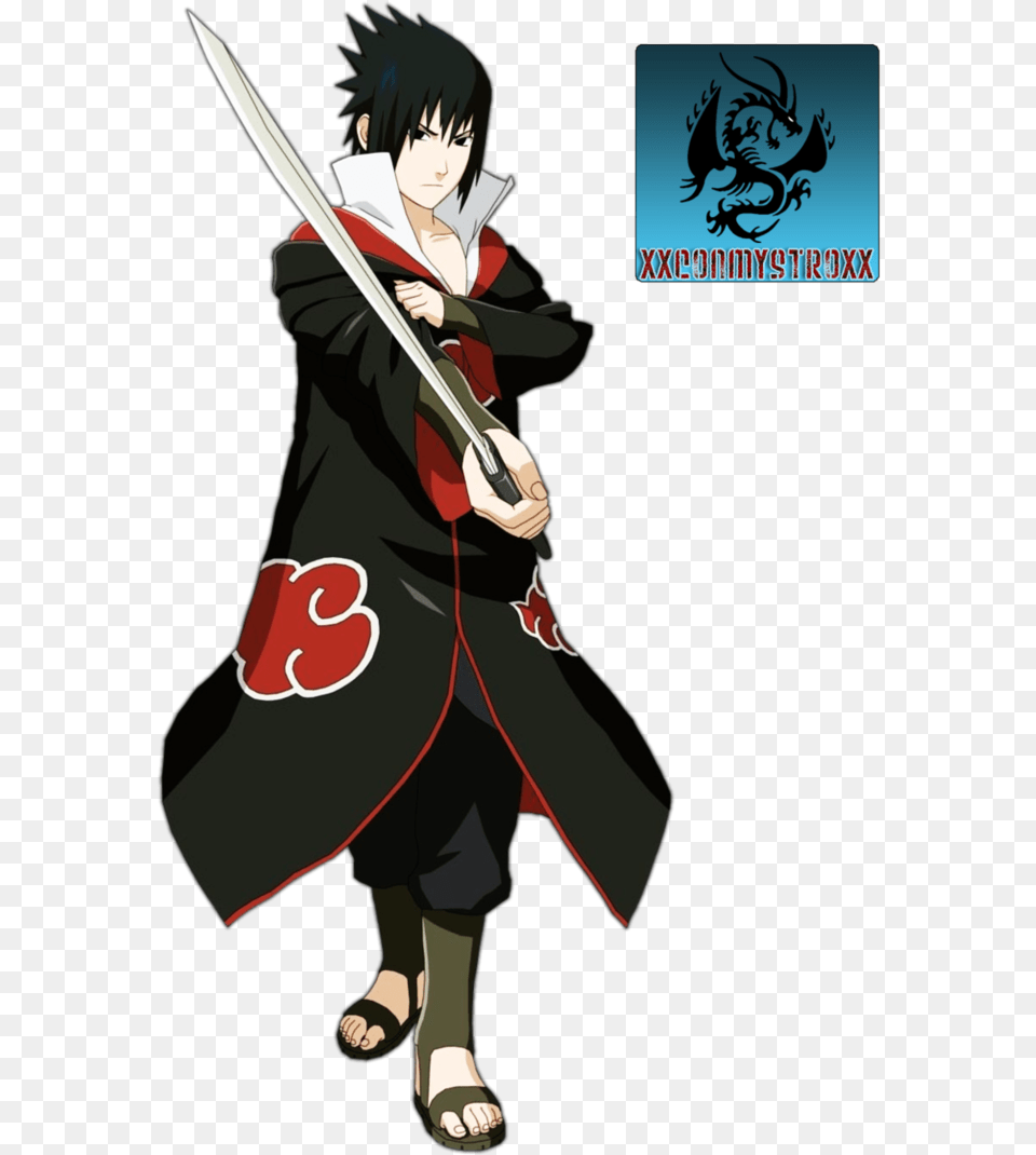 Sasuke Taka Akatsuki Render By Cartoonperson Shippuden Ultimate Ninja Storm, Book, Sword, Publication, Weapon Free Png Download