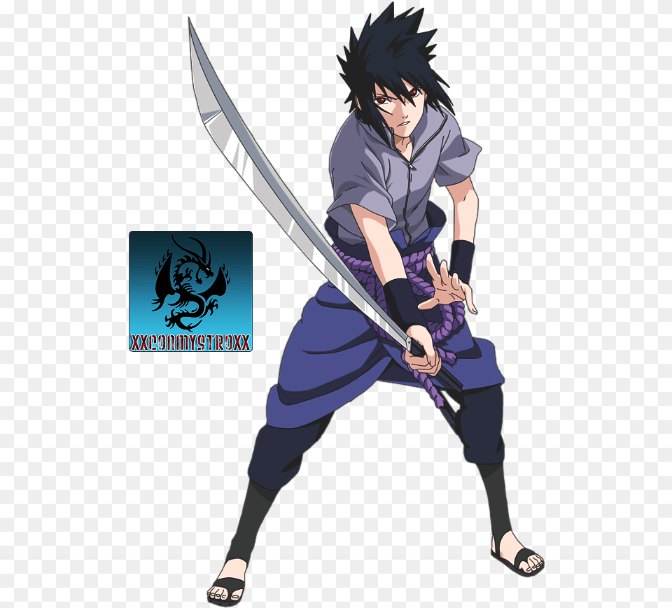 Sasuke Taka Shippuden Render By Cartoonperson Sasuke Uchiha, Book, Comics, Publication, Sword Free Png