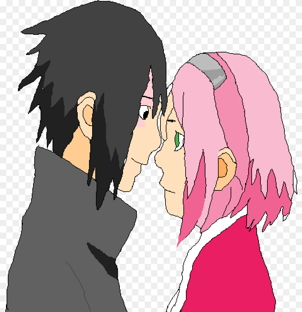 Sasuke Uchiha And Sakura Haruno For Adult, Book, Comics, Publication, Person Free Png